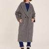 Donna Futur3 | Cappotto Doppiopetto Leggermente Oversize Grigio