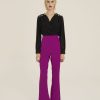 Donna Futur3 | Pantalone A Zampa Magenta