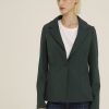 Donna Futur3 | Giacca Slim Fit In Punto Milano Verde