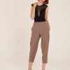 Donna Futur3 | Pantalone Cropped Leggermente A Palloncino Fango