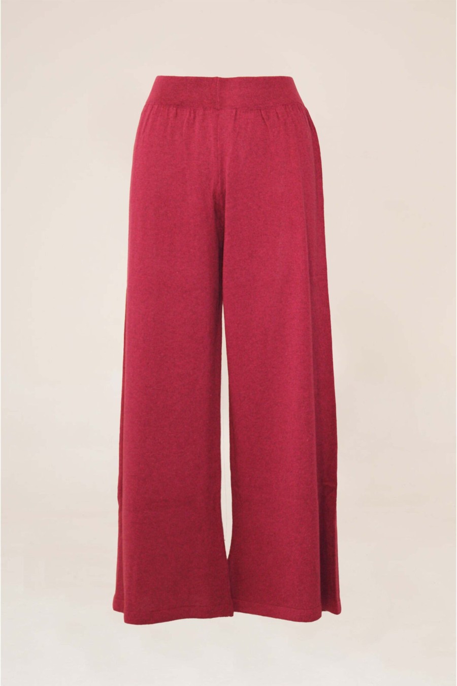 Donna Futur3 | Pantaloni Cropped In Maglia Magenta