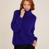 Donna Futur3 | Maglia Mohair Dolcevita Viola