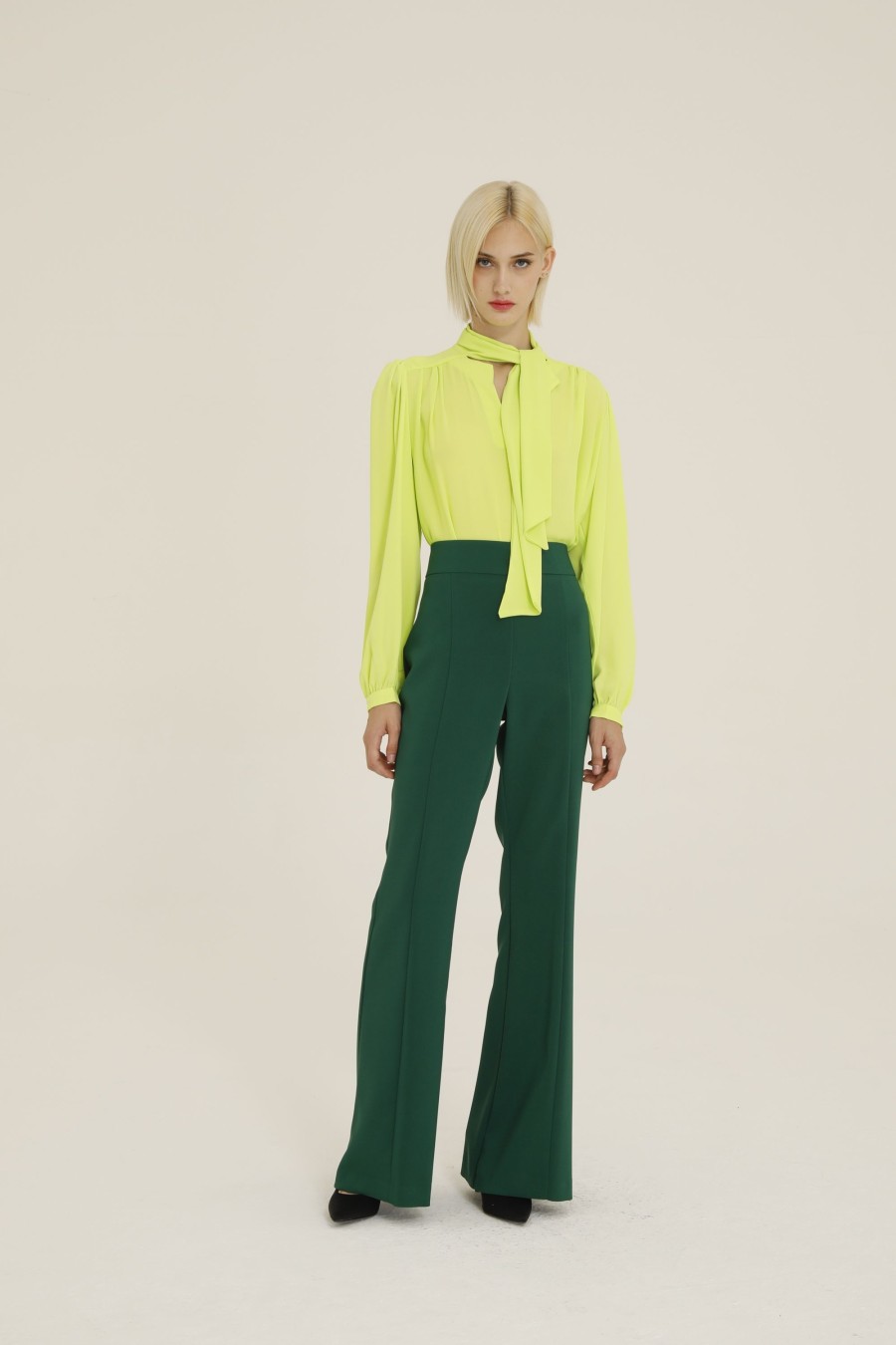 Donna Futur3 | Pantalone A Zampa Verde