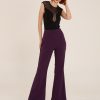 Donna Futur3 | Pantalone A Zampa Viola