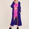 Donna Futur3 | Cardigan Lungo In Lana Mohair Viola